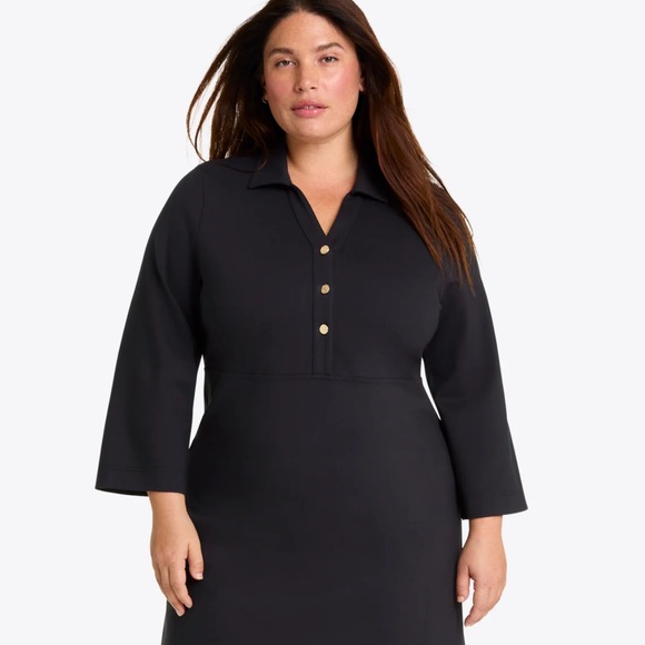 Draper James Lyla Shirtdress in Ponte - Picture 3 of 9